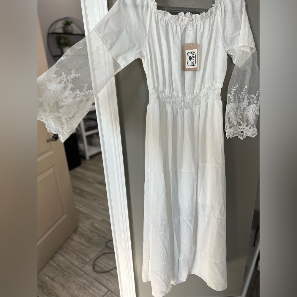 White dress new with tags